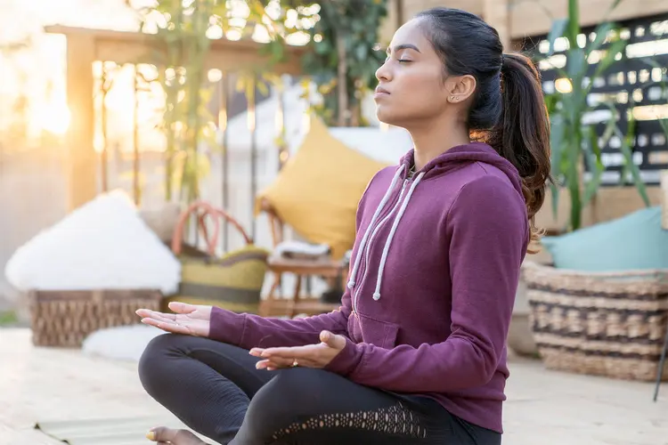 photo of girl doing yoga