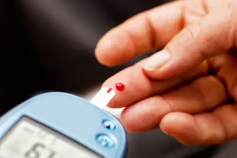 photo of glucometer