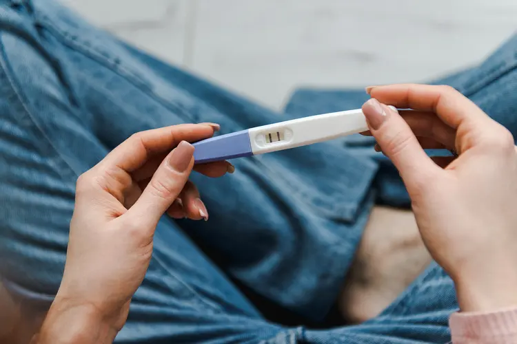 photo of pregnancy test