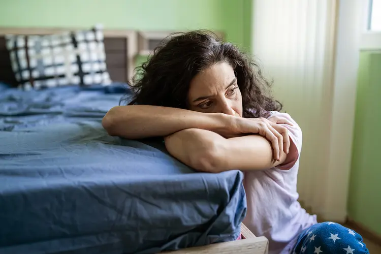 photo of woman with depression