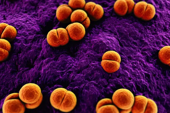 photo of meningococcus bacteria
