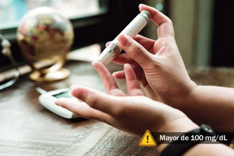 Alto nivel de azúcar en sangre en ayuno Alto nivel de azúcar en sangre en ayuno