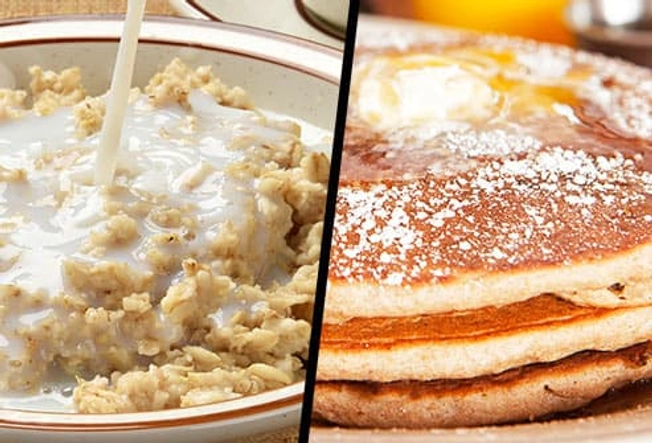 Instant Oatmeal or Pancakes
