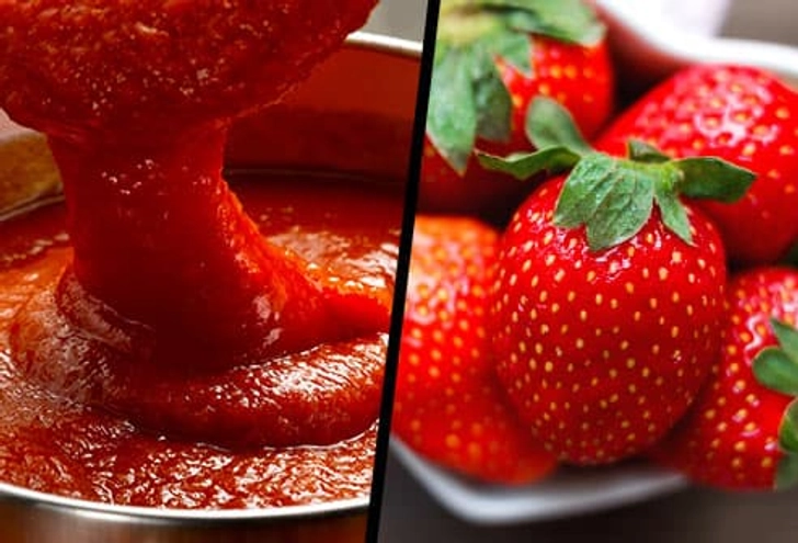 Jarred Tomato Sauce or Strawberries Jarred Tomato Sauce or Strawberries