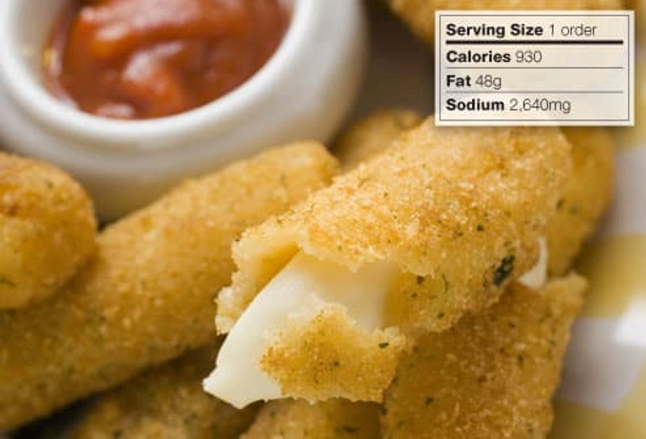 WORST: Mozzarella Sticks
