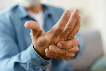 Psoriatic arthritis is a form of inflammatory arthritis that primarily affects people who have psoriasis. While there's no cure, there are ways to treat and manage the condition. (Photo Credit: E+/Getty Images)