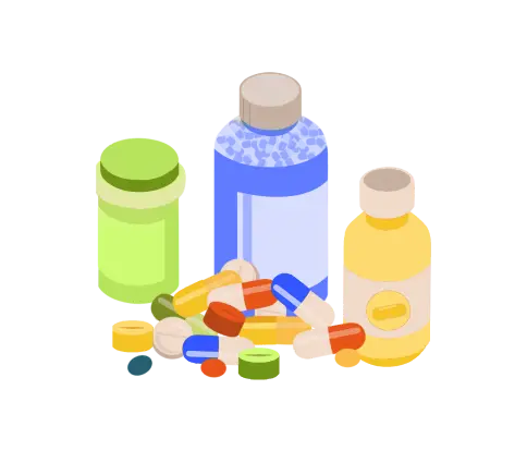 photo of pill bottles and medicine