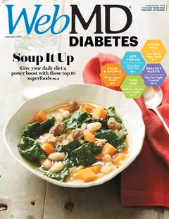 Cover of WebMD Diabetes Sept 2012