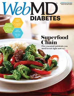 Cover of WebMD Diabetes September 2013
