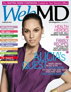 Alicia Keys in WebMD Magazine