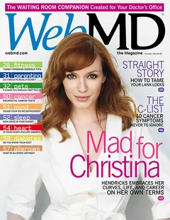Christina Hendricks in WebMD Magazine