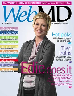 Edie Falco in WebMD Magazine