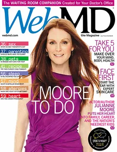 Julianne Moore in WebMD Magazine