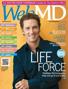 Matthew McConaughey in WebMD Magazine