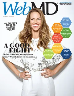Hilary Swank in WebMD Magazine