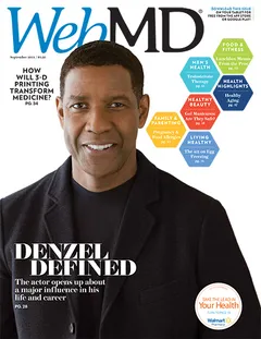 Denzel Washington in WebMD Magazine