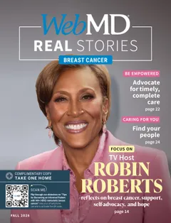 WebMD Real Stories breast cancer cover with Robin Roberts
