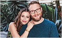 Seth and Lauren Miller Rogen