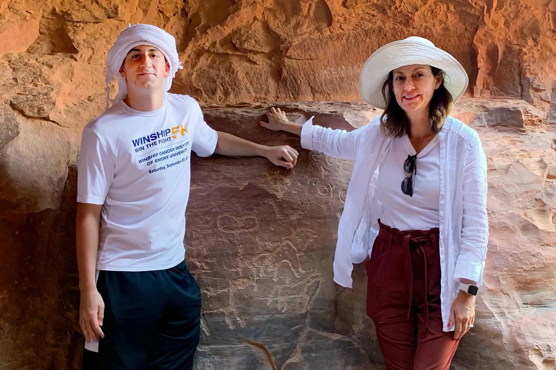 Kristy Hammam with her elder son